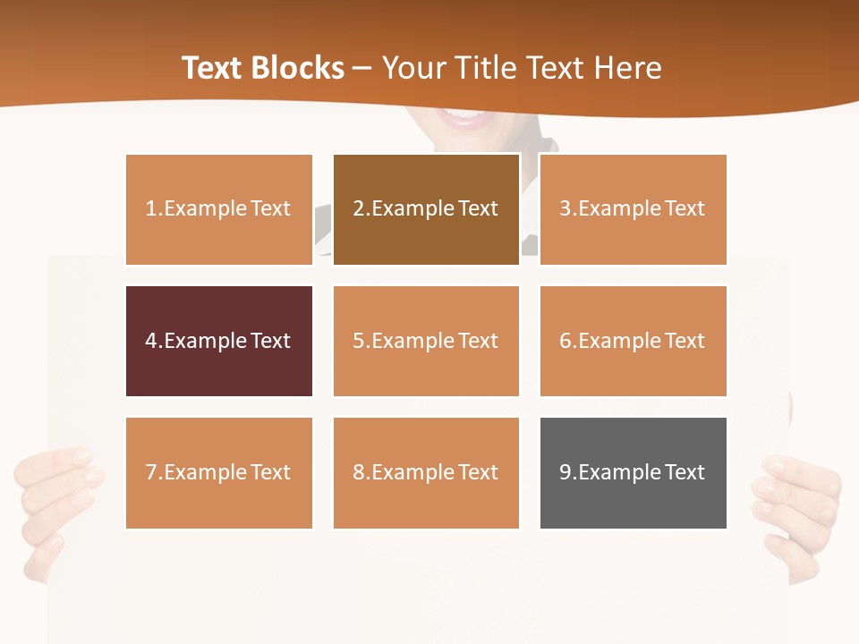 Card Person Happy PowerPoint Template