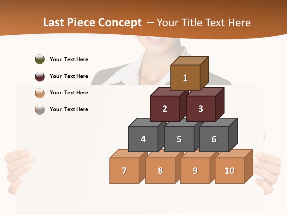 Card Person Happy PowerPoint Template