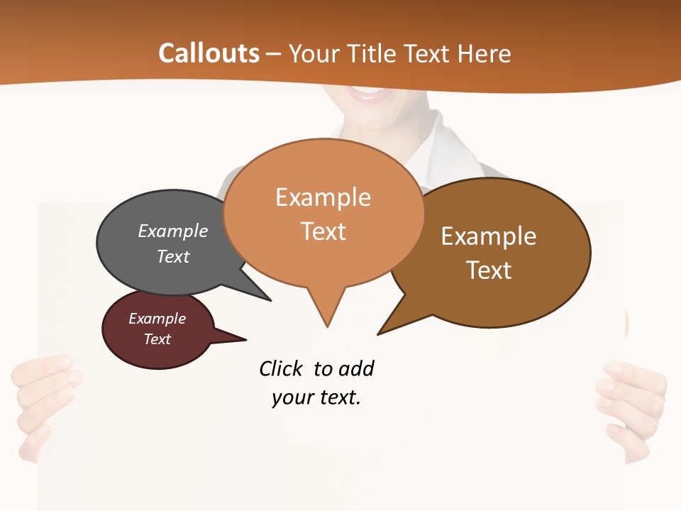 Card Person Happy PowerPoint Template