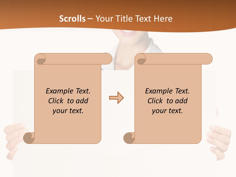 Card Person Happy PowerPoint Template