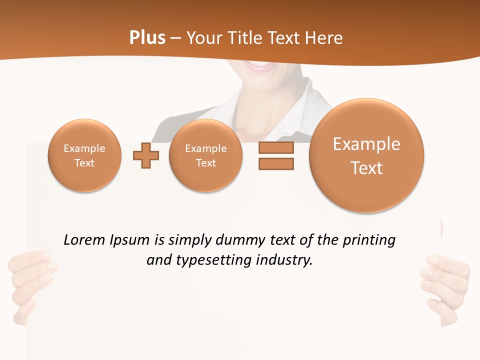 Card Person Happy PowerPoint Template