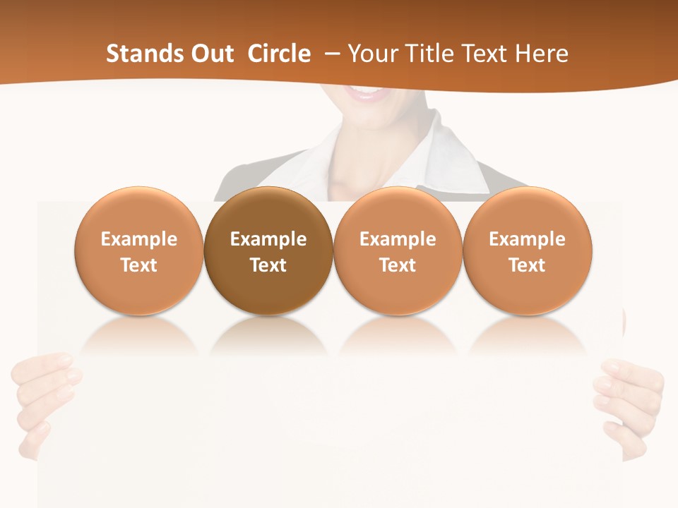 Card Person Happy PowerPoint Template