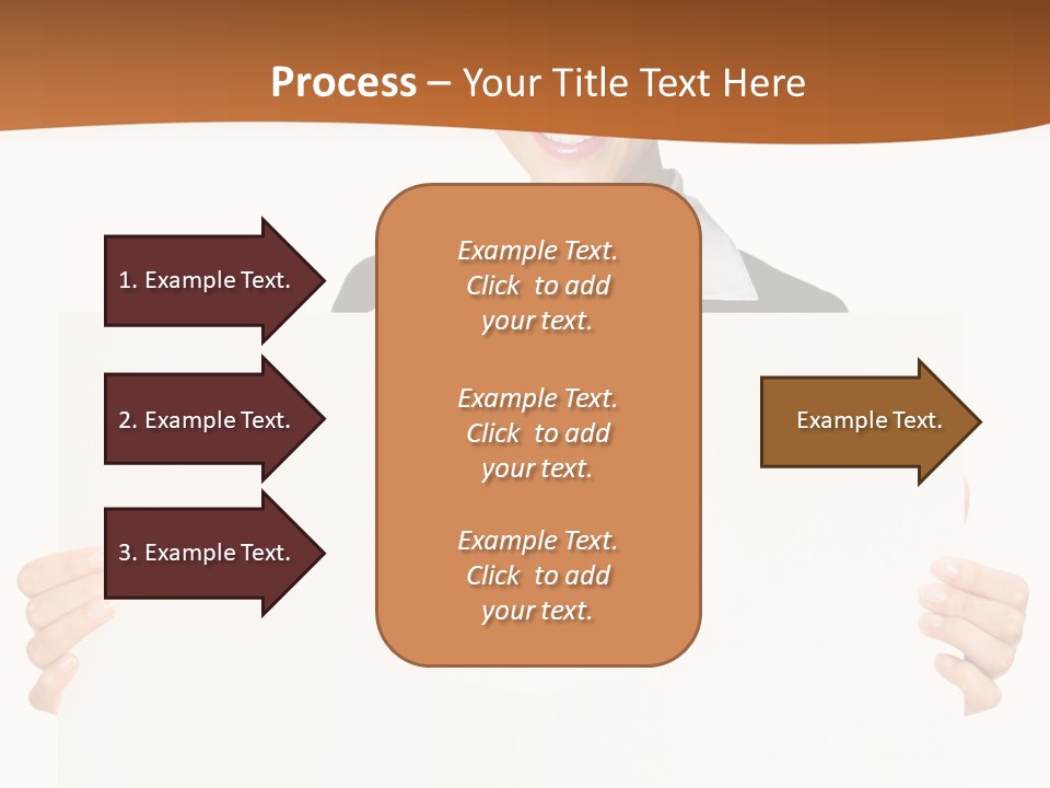 Card Person Happy PowerPoint Template