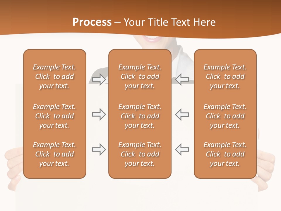 Card Person Happy PowerPoint Template