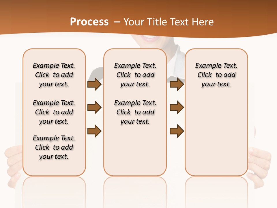 Card Person Happy PowerPoint Template