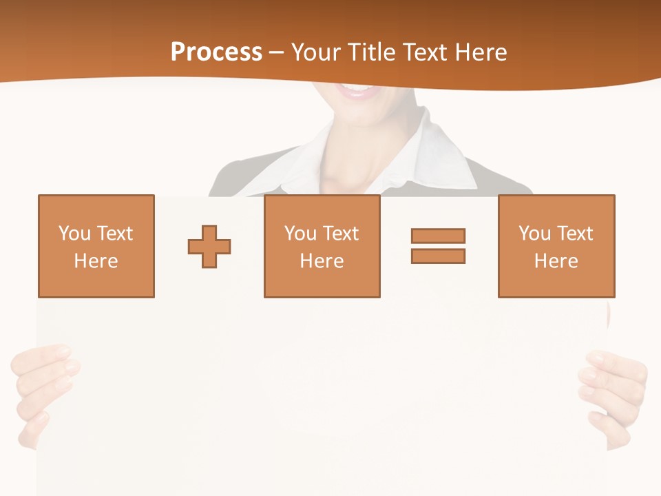 Card Person Happy PowerPoint Template
