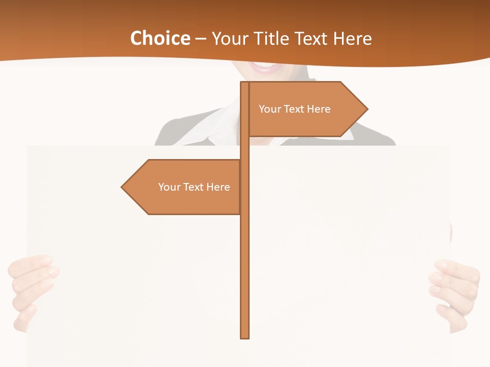 Card Person Happy PowerPoint Template