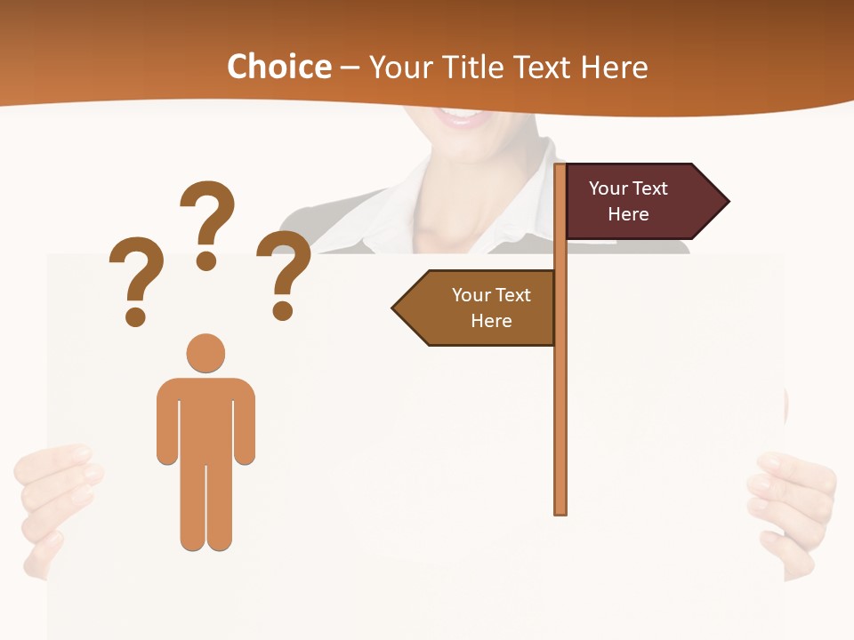 Card Person Happy PowerPoint Template