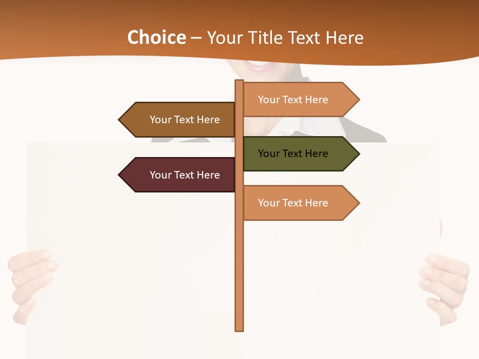 Card Person Happy PowerPoint Template
