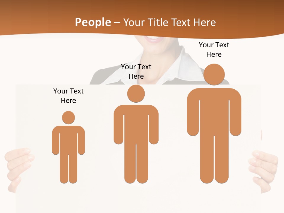 Card Person Happy PowerPoint Template