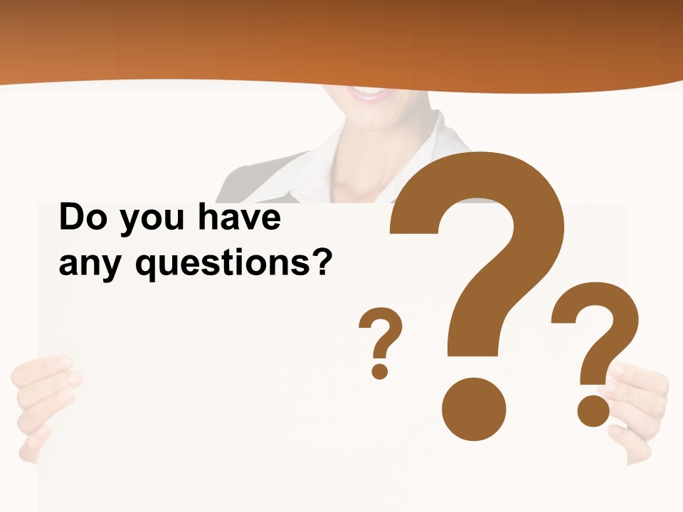 Card Person Happy PowerPoint Template