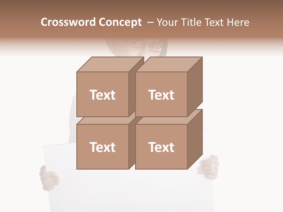 Adult Businesspeople Girl PowerPoint Template