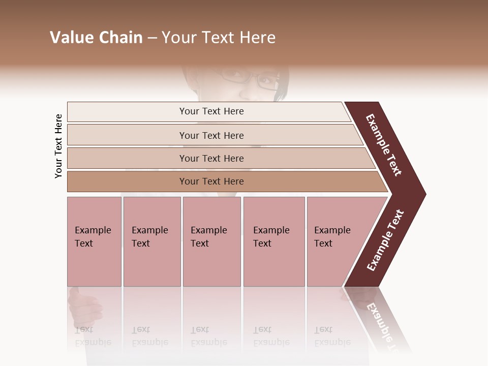 Adult Businesspeople Girl PowerPoint Template