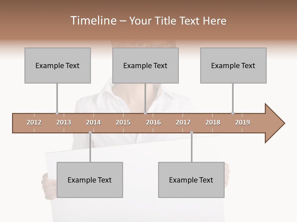 Adult Businesspeople Girl PowerPoint Template