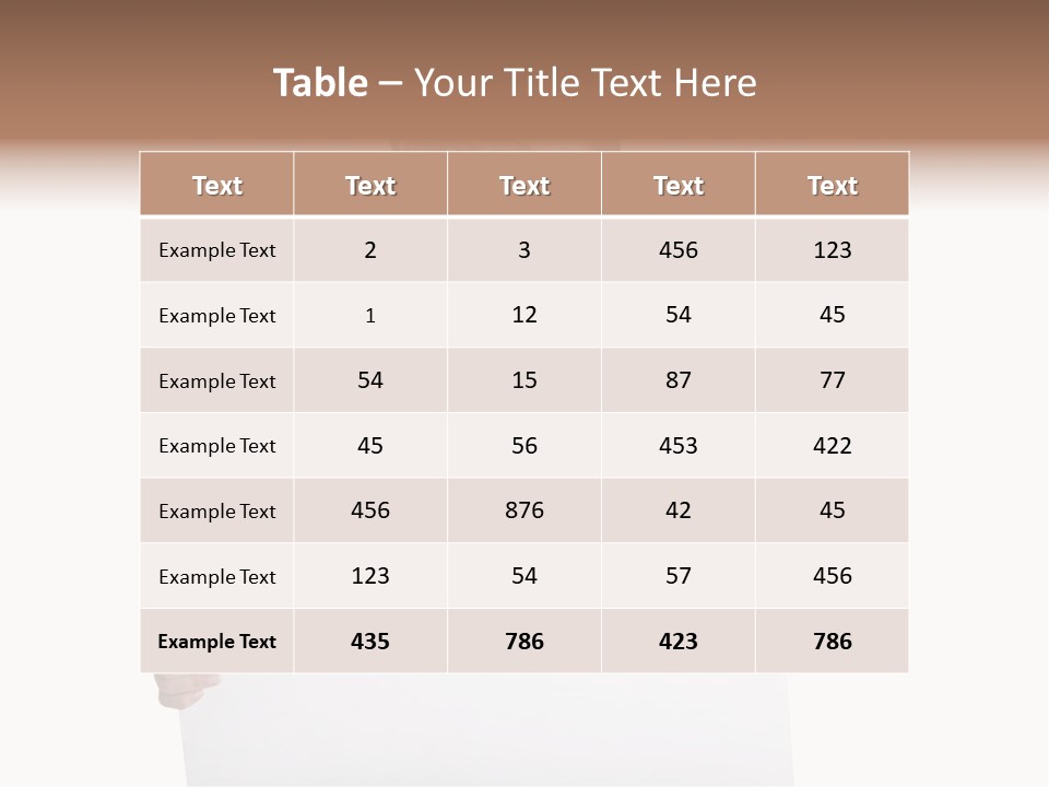 Adult Businesspeople Girl PowerPoint Template