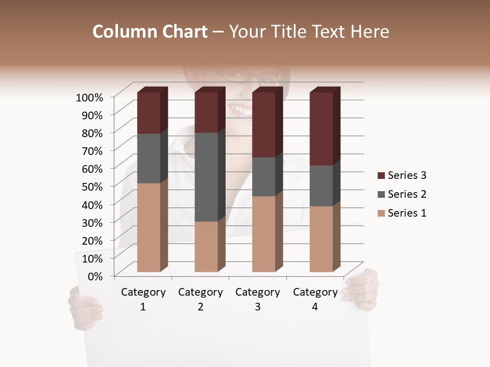 Adult Businesspeople Girl PowerPoint Template