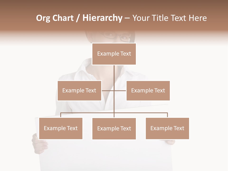 Adult Businesspeople Girl PowerPoint Template