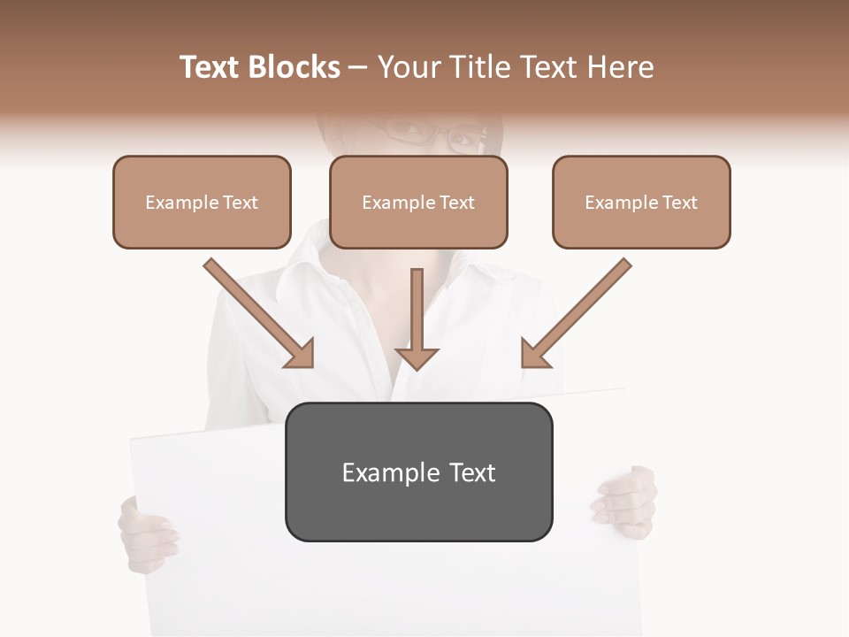 Adult Businesspeople Girl PowerPoint Template