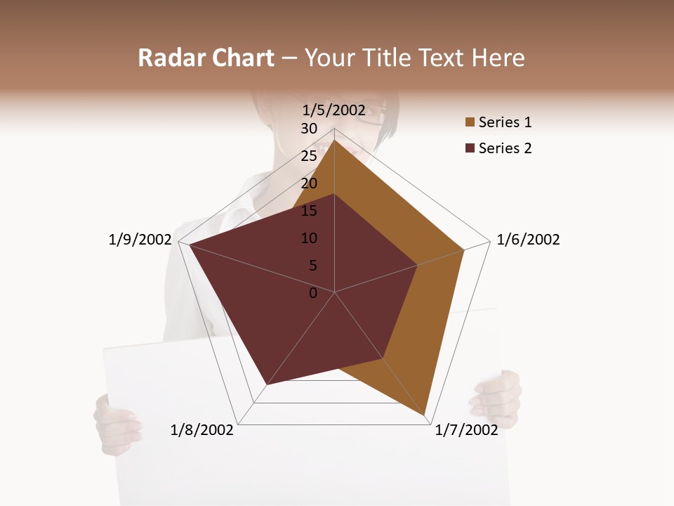 Adult Businesspeople Girl PowerPoint Template