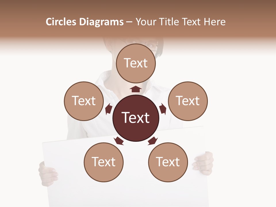 Adult Businesspeople Girl PowerPoint Template