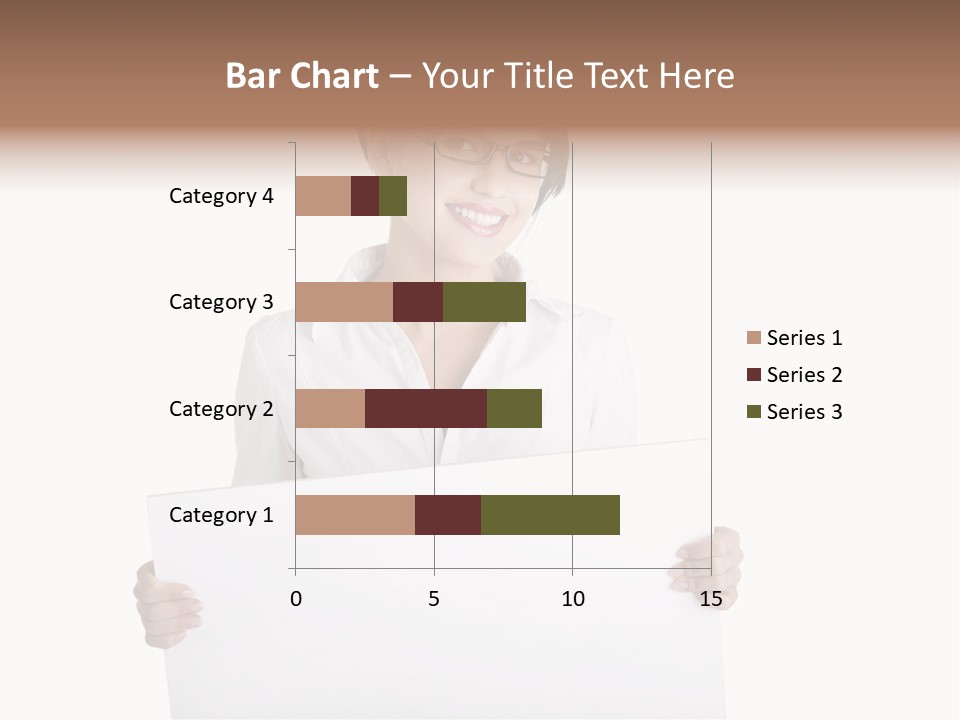 Adult Businesspeople Girl PowerPoint Template