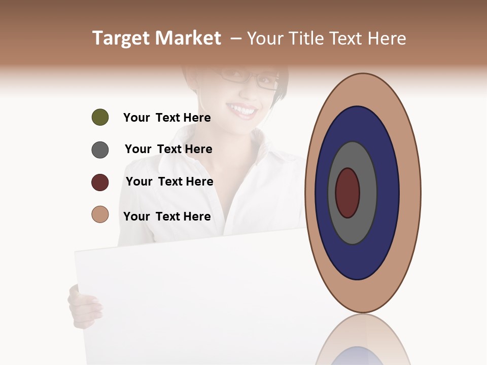 Adult Businesspeople Girl PowerPoint Template