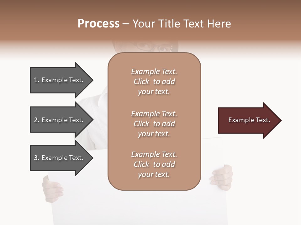 Adult Businesspeople Girl PowerPoint Template