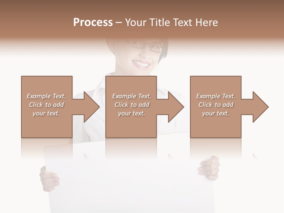 Adult Businesspeople Girl PowerPoint Template