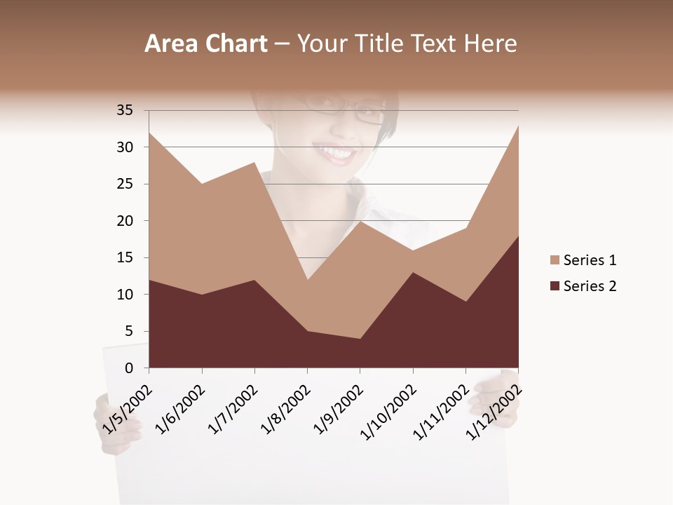 Adult Businesspeople Girl PowerPoint Template
