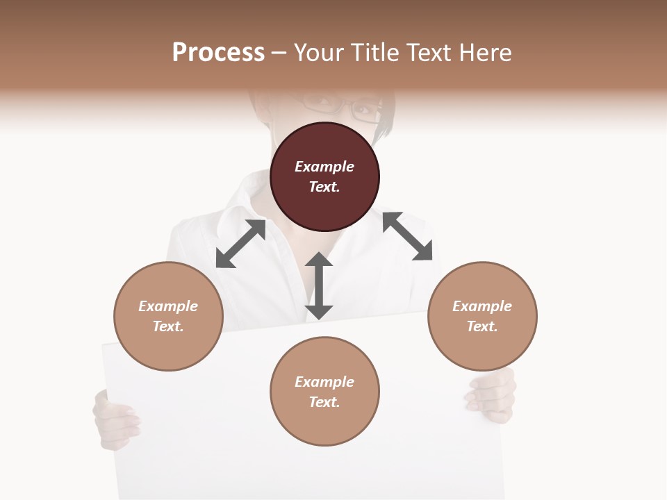 Adult Businesspeople Girl PowerPoint Template