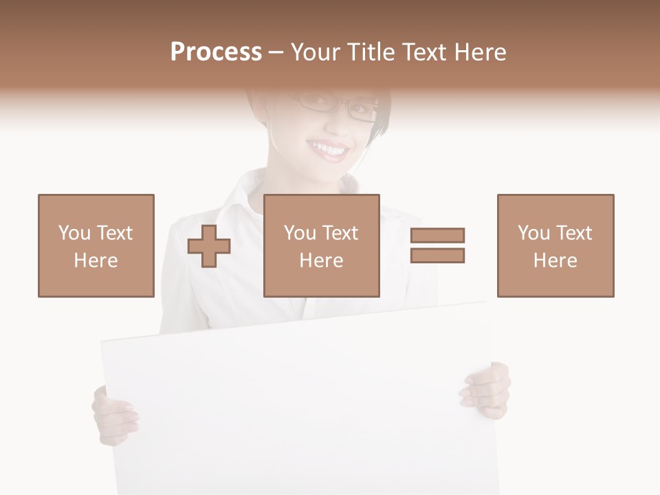 Adult Businesspeople Girl PowerPoint Template