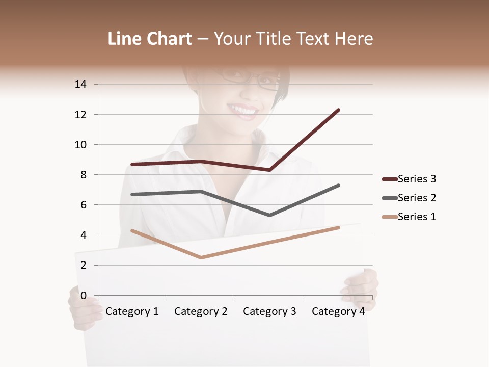 Adult Businesspeople Girl PowerPoint Template