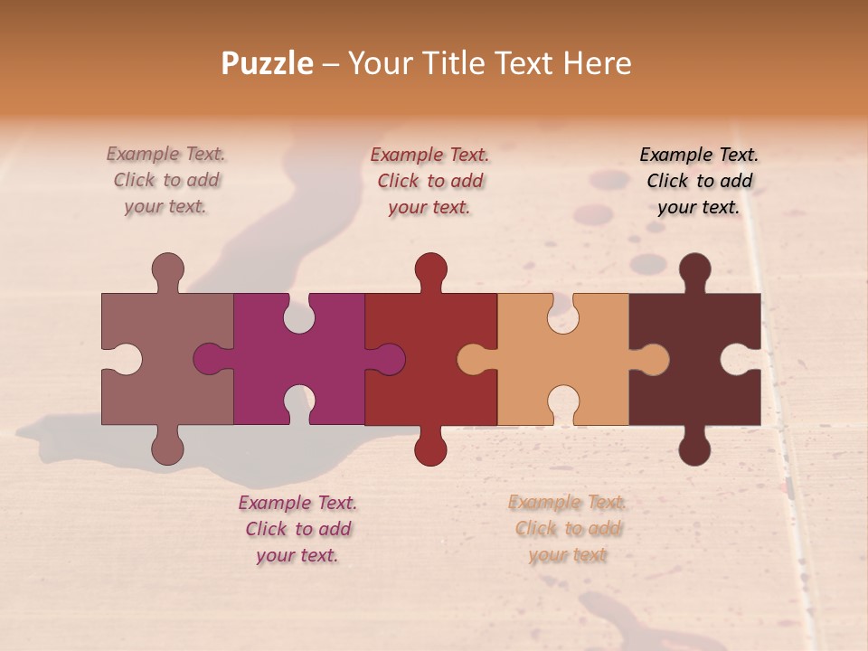 Brush Design Horror PowerPoint Template