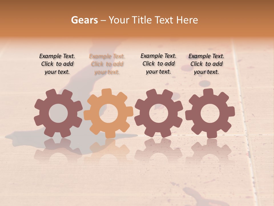 Brush Design Horror PowerPoint Template