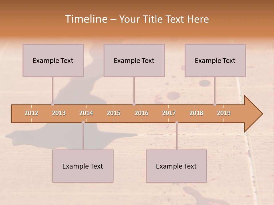 Brush Design Horror PowerPoint Template