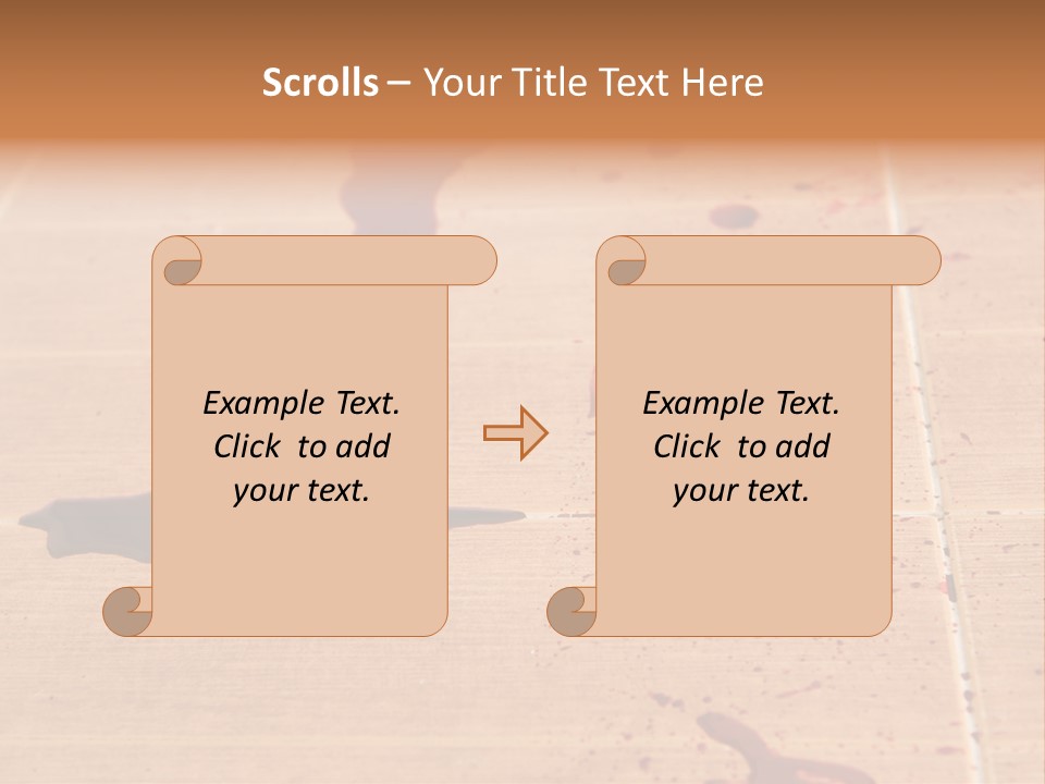 Brush Design Horror PowerPoint Template