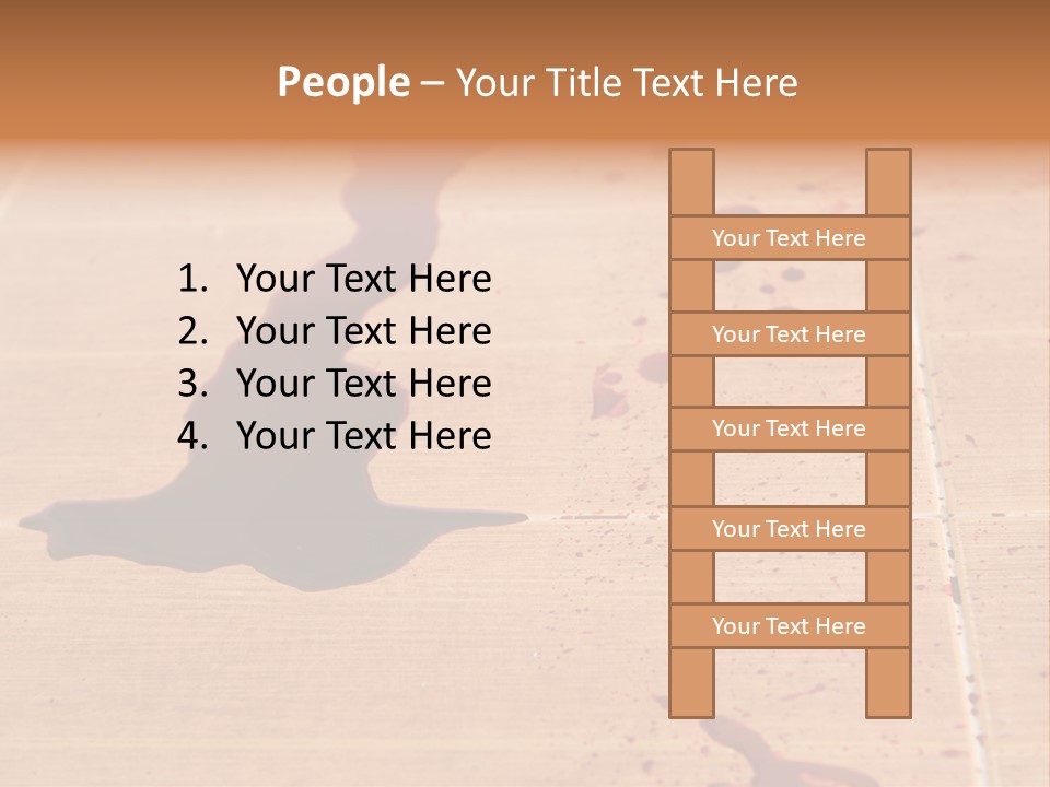 Brush Design Horror PowerPoint Template