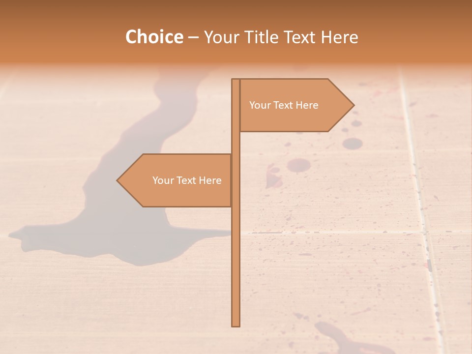 Brush Design Horror PowerPoint Template