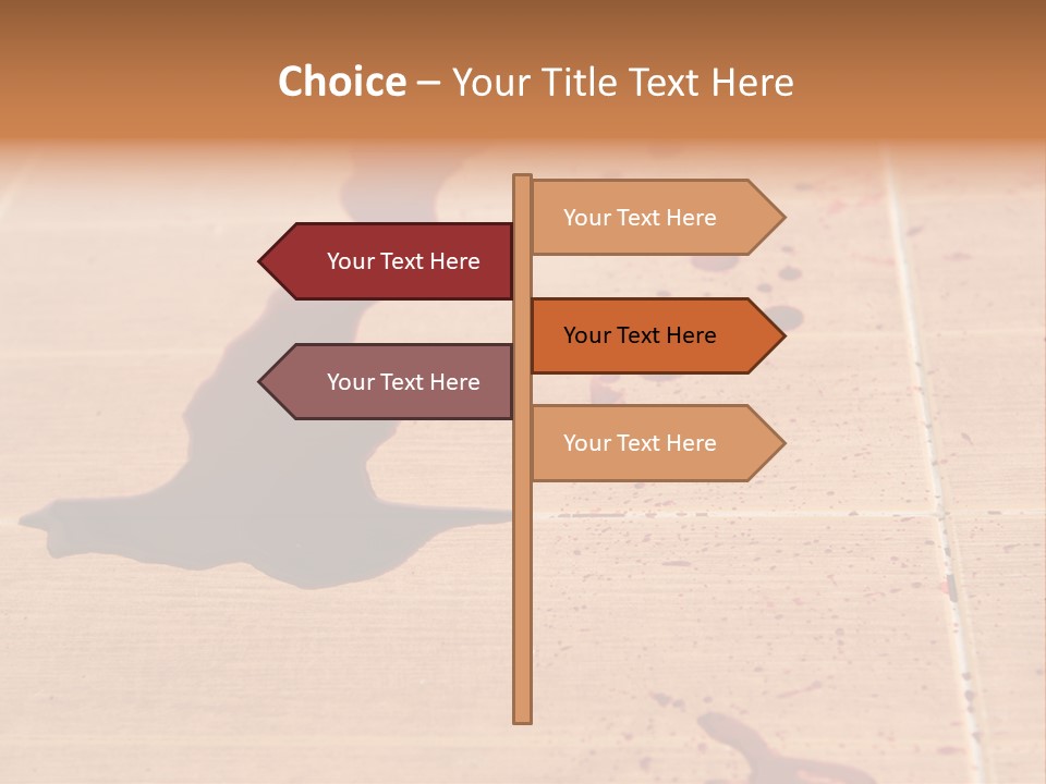 Brush Design Horror PowerPoint Template
