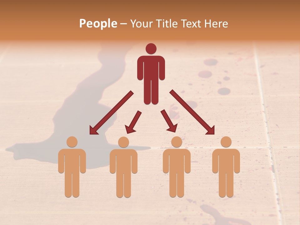 Brush Design Horror PowerPoint Template