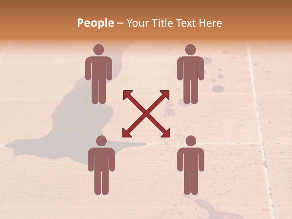 Brush Design Horror PowerPoint Template