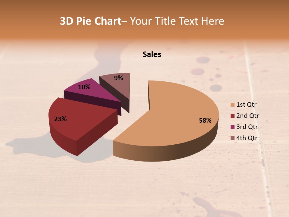 Brush Design Horror PowerPoint Template