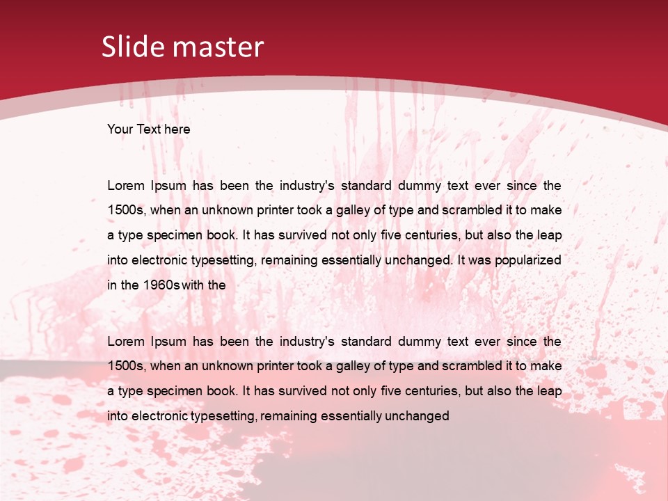 Abuse Murder Horror PowerPoint Template