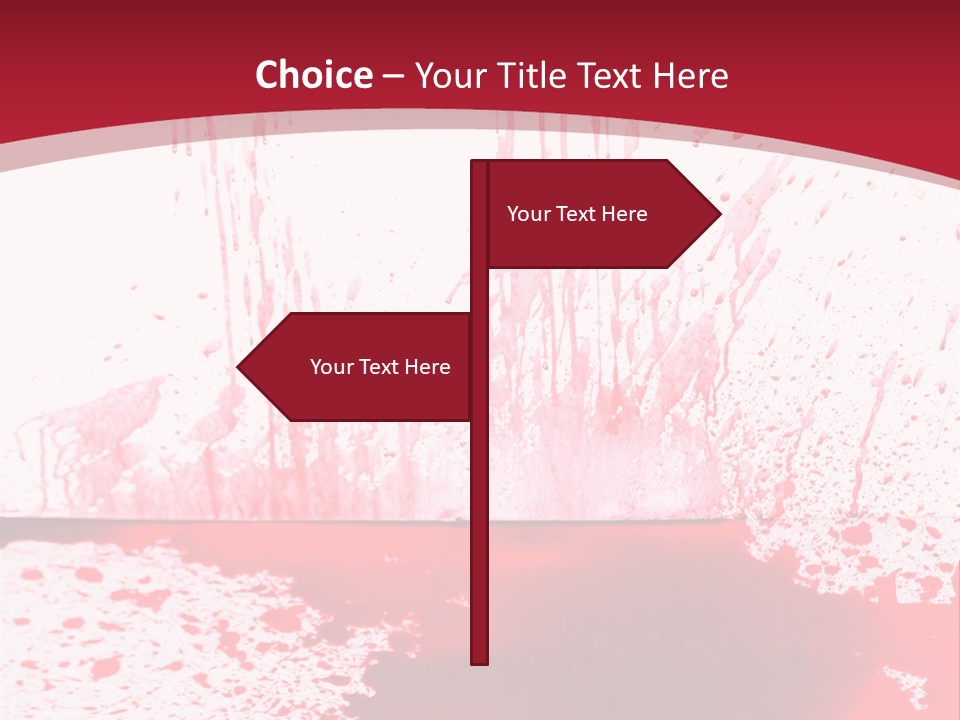 Abuse Murder Horror PowerPoint Template