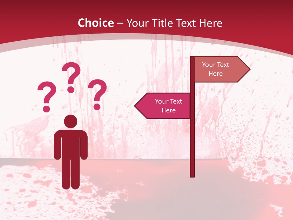 Abuse Murder Horror PowerPoint Template