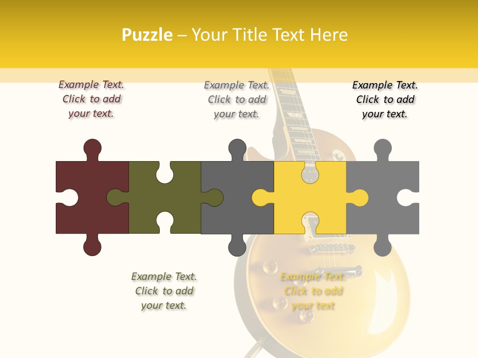 Isolated Solid Riff PowerPoint Template