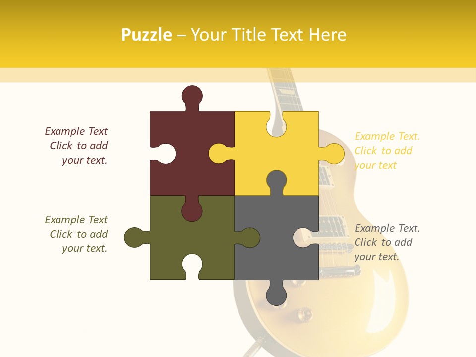 Isolated Solid Riff PowerPoint Template