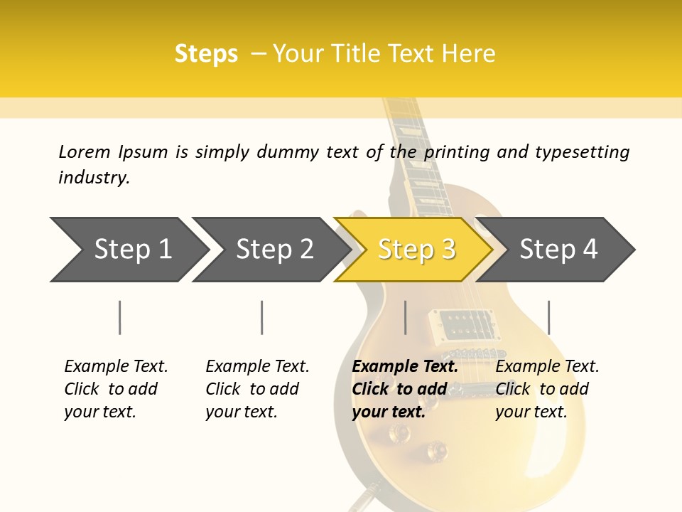 Isolated Solid Riff PowerPoint Template