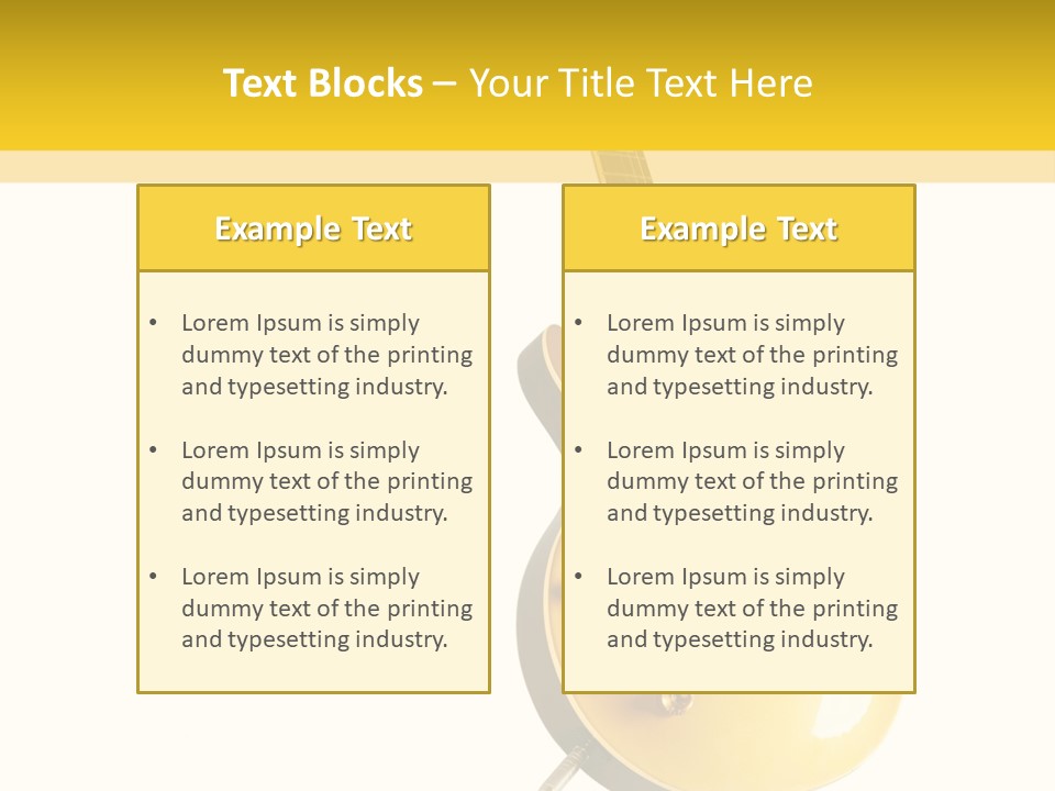 Isolated Solid Riff PowerPoint Template