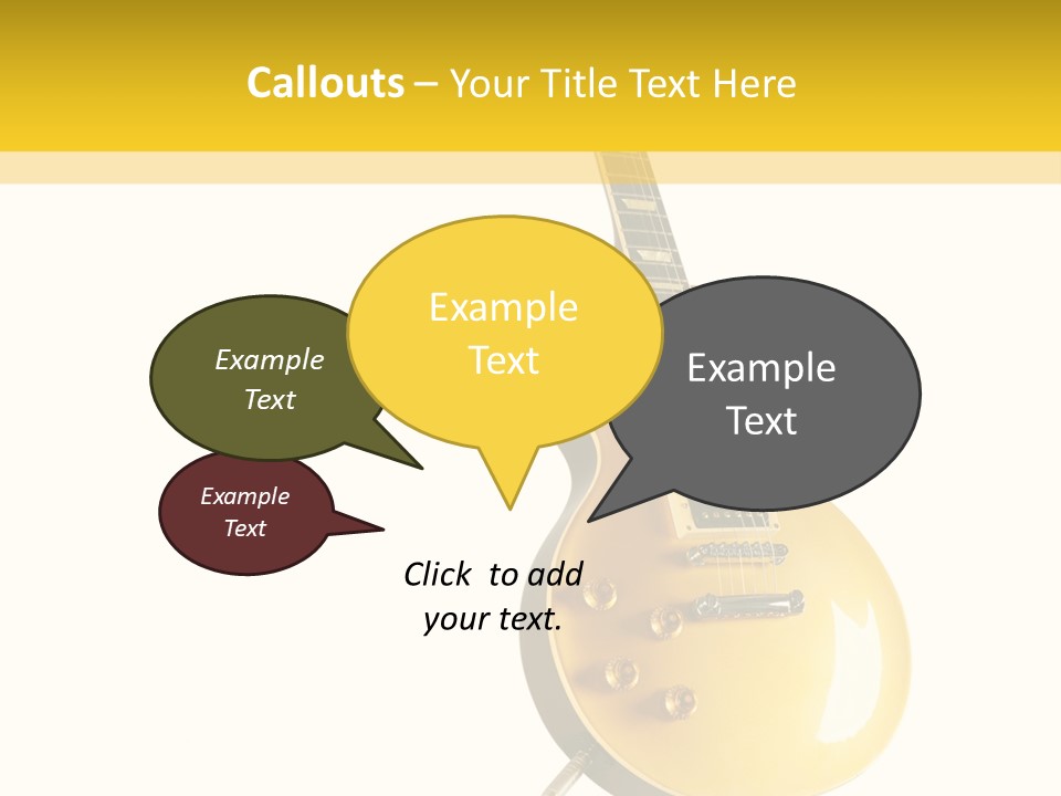 Isolated Solid Riff PowerPoint Template